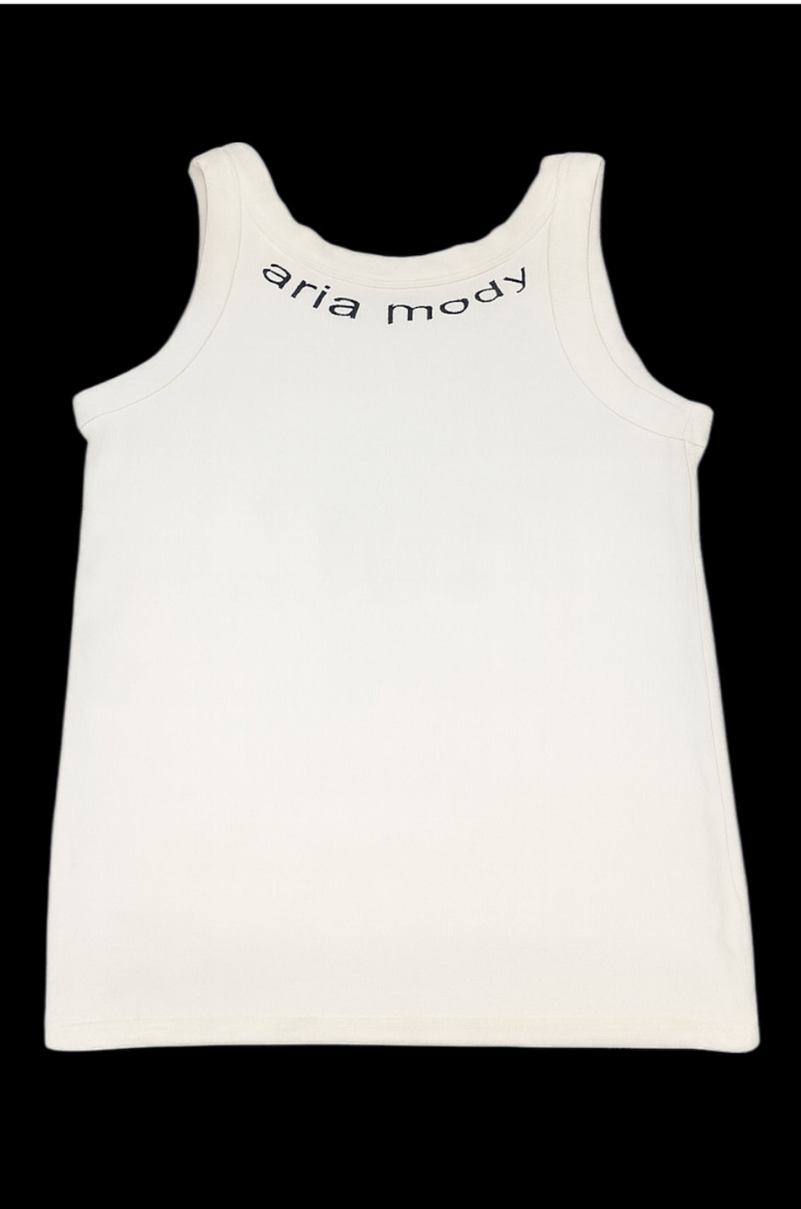 Addicted | White Aria Mody Tank Top