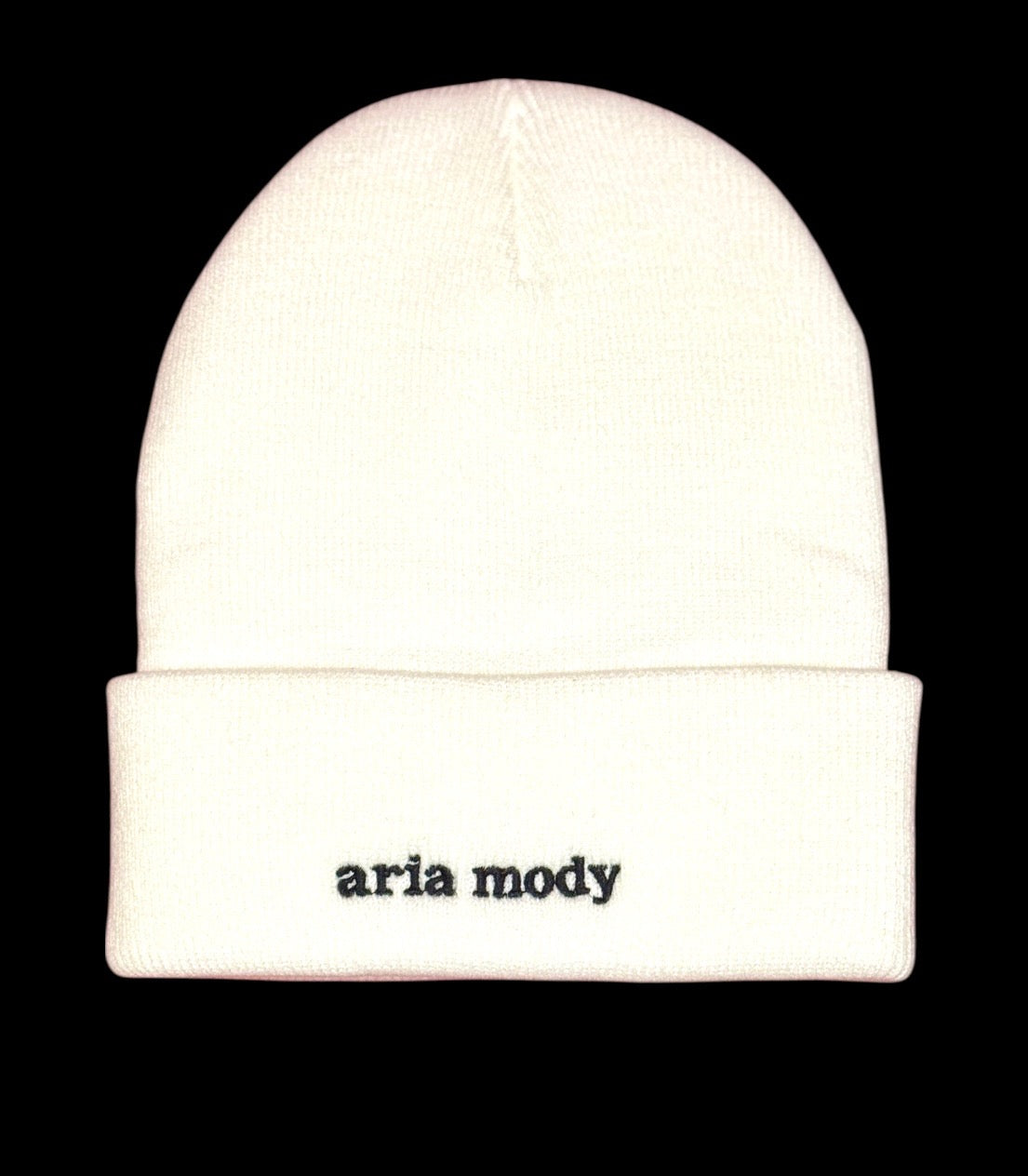 Addicted | Deluxe White Aria Mody Beanie