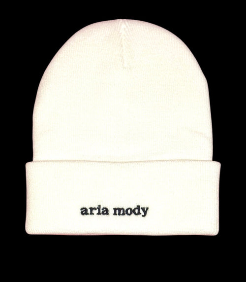 Addicted | Deluxe White Aria Mody Beanie